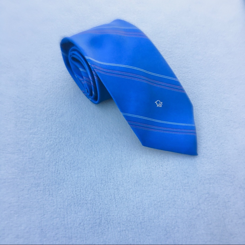 Christian Dior Blue Tie